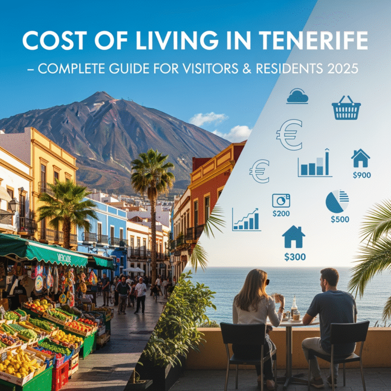Cost of Living in Tenerife – Complete Guide for Visitors & Residents 2025 Cost of Living in Tenerife – Complete Guide for Visitors & Residents 2025