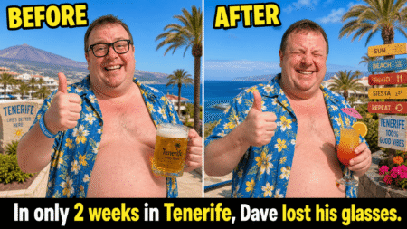 Forget Sunburn… Tenerife Tourists Say This Is Their Biggest Holiday Struggle Tenerife tourist before and after