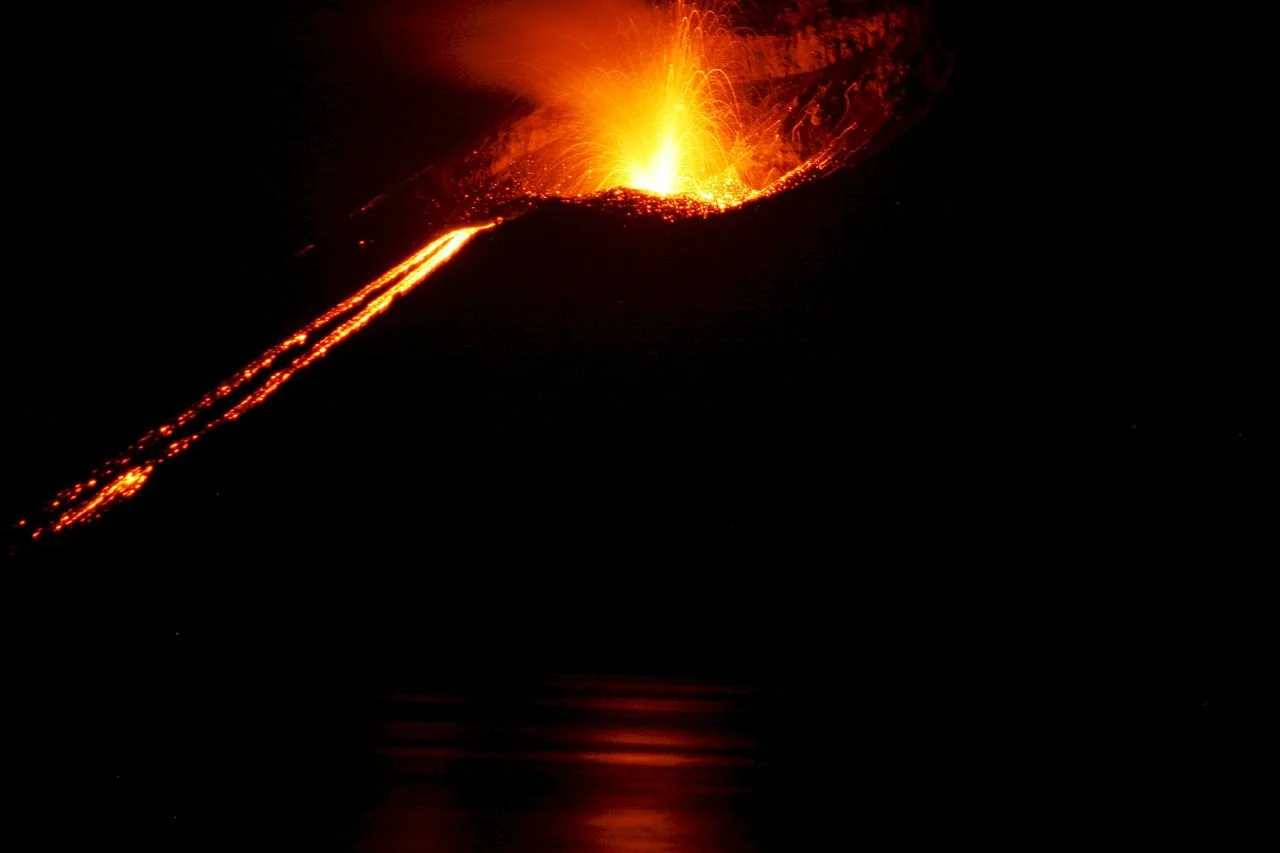 Volcanic eruption